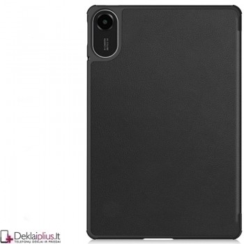 Dirbtinės odos atverčiamas dėklas -  juodas (Xiaomi Redmi Pad 2 (11)